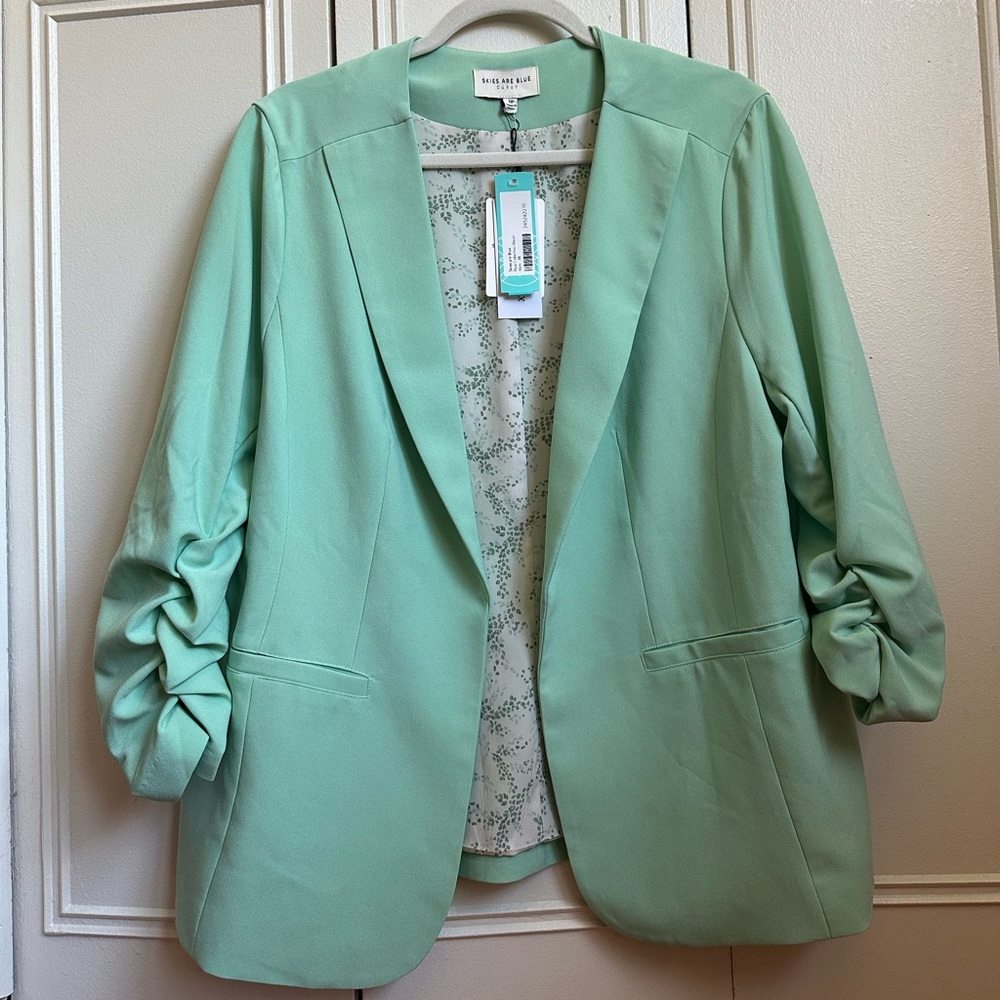 Teal Blazer